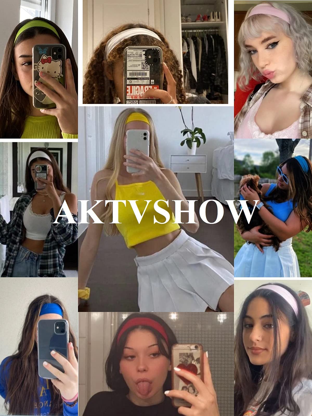 AKTVSHOW headbands stay in place across hair types and seasons.