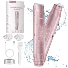 Akunbem bikini-trimmer dual-head close-up for precise body and facial grooming