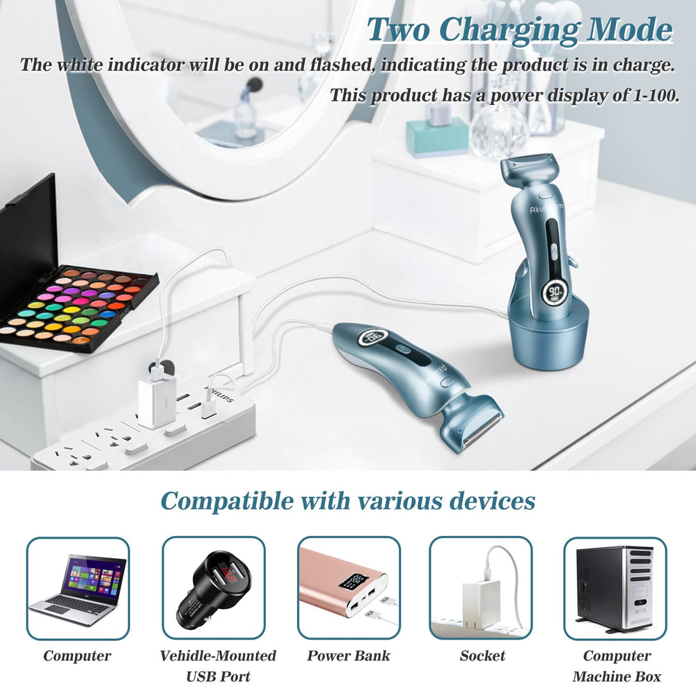 Akunbem low-noise shaving operation for comfortable sessions