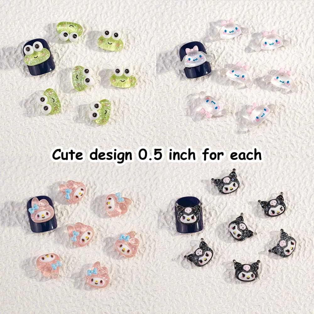Akutoer easy application nails glue setup for quick cute nail art