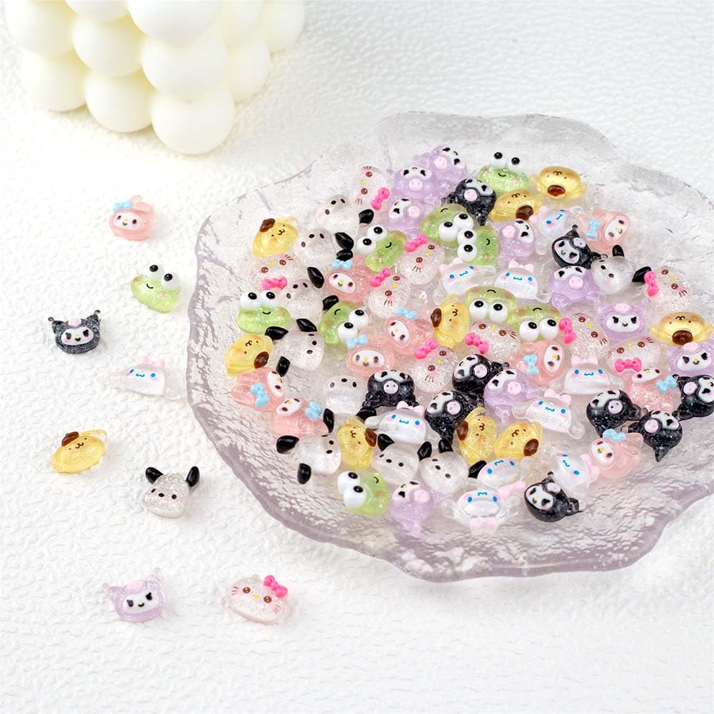 Akutoer resin rhinestones nail art detail highlights durable finish for lasting looks