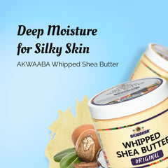 AKWAABA fragrance-free whipped shea butter ingredients with natural oils for nourishment