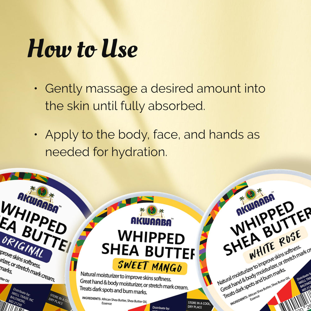 AKWAABA Original fragrance-free option packaging for sensitive users