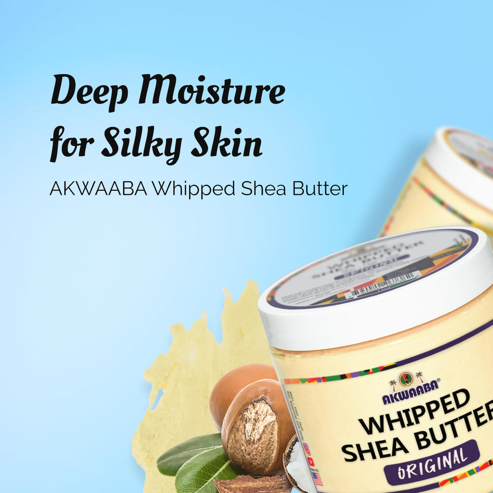 AKWAABA Shea Butter ingredients highlight raw shea butter and grapeseed oil for natural moisturization