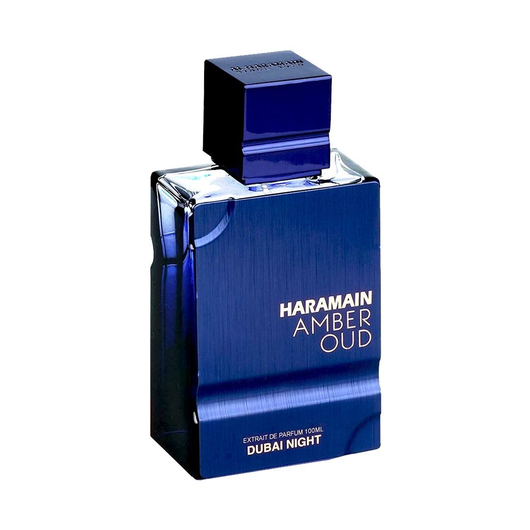 Al Haramain Amber Oud Dubai Night spray demonstrates even application.