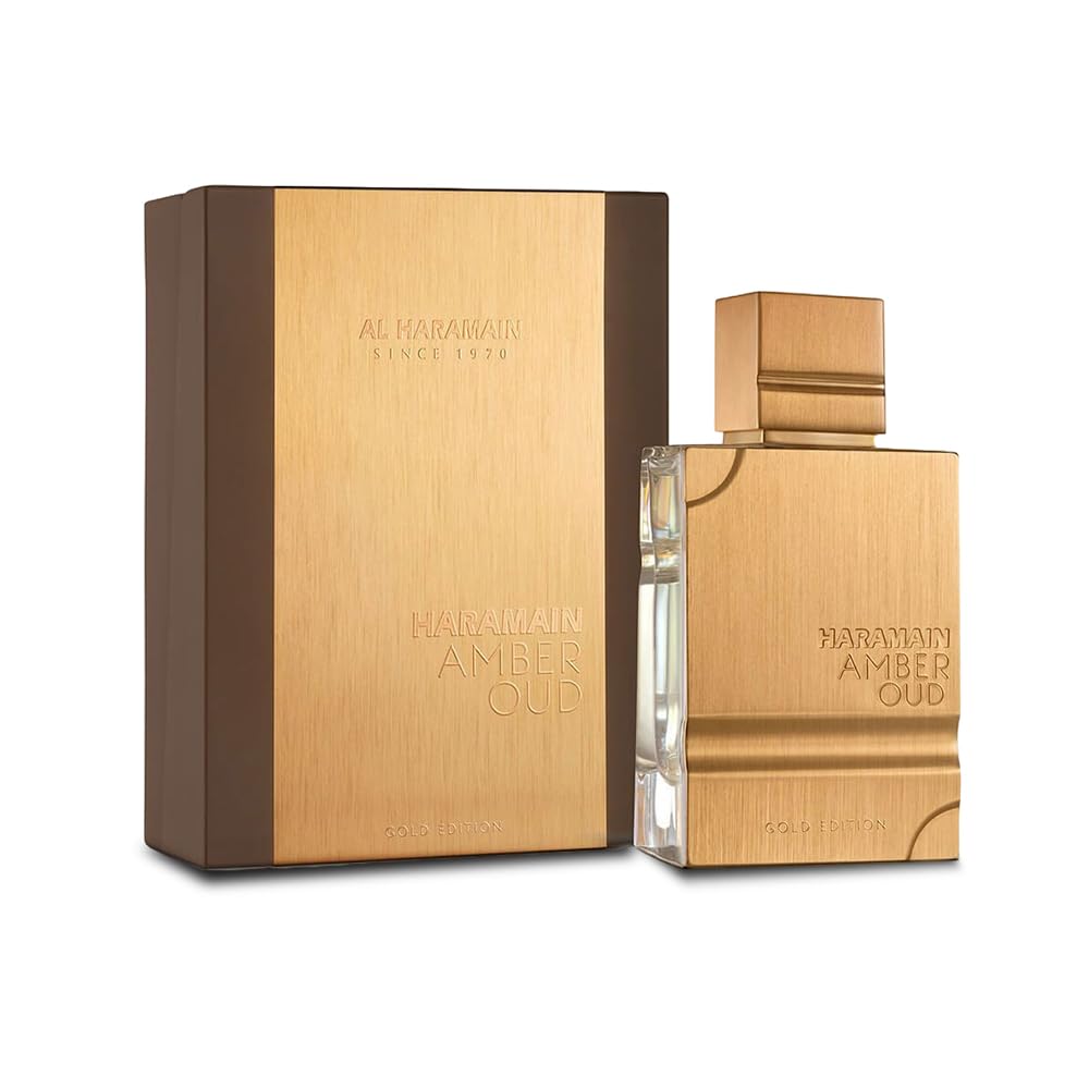 Al Haramain Amber Oud Gold Edition bottle front for daily wear.