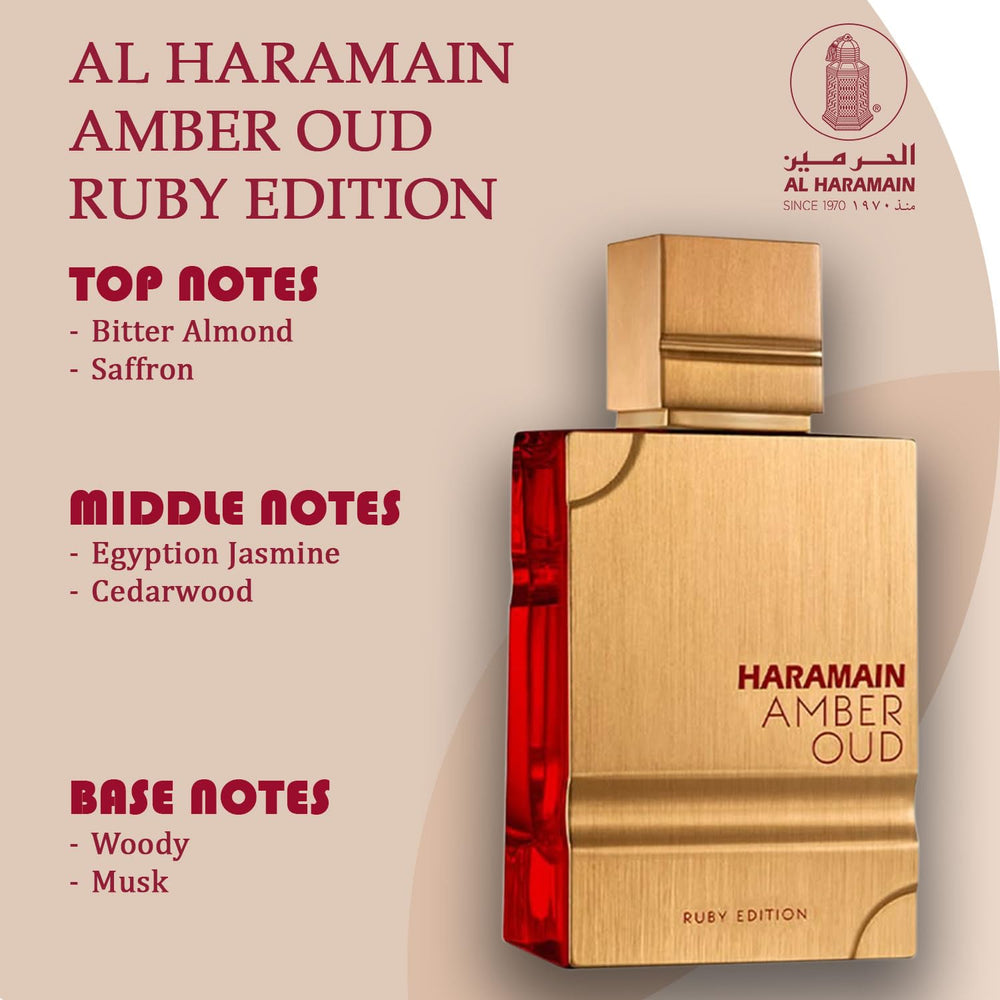 Unisex wear: Amber Oud Ruby EDP suits both men and women.