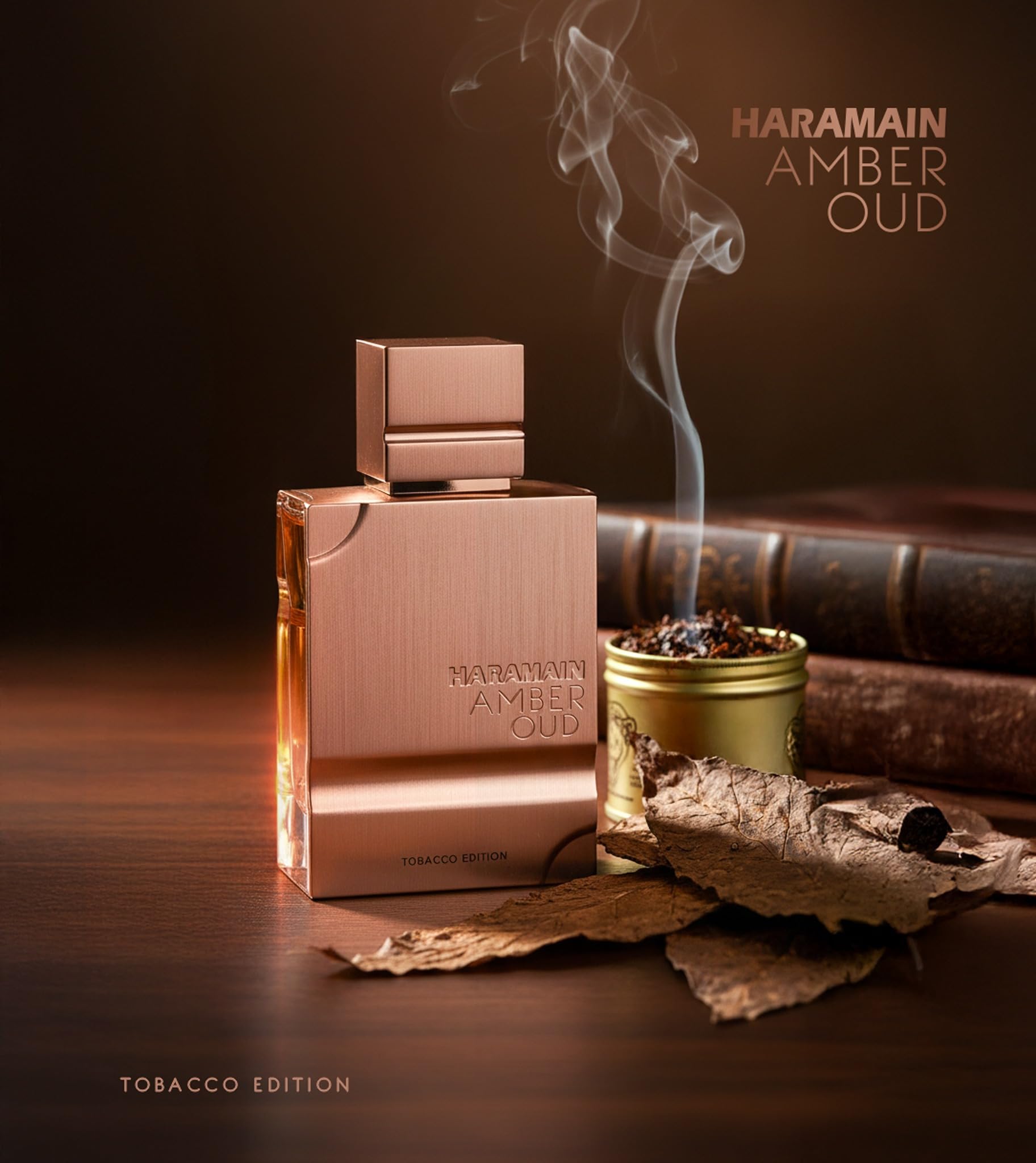 Al Haramain Amber Oud Tobacco Edition tobacco leaf nuance adds masculine edge