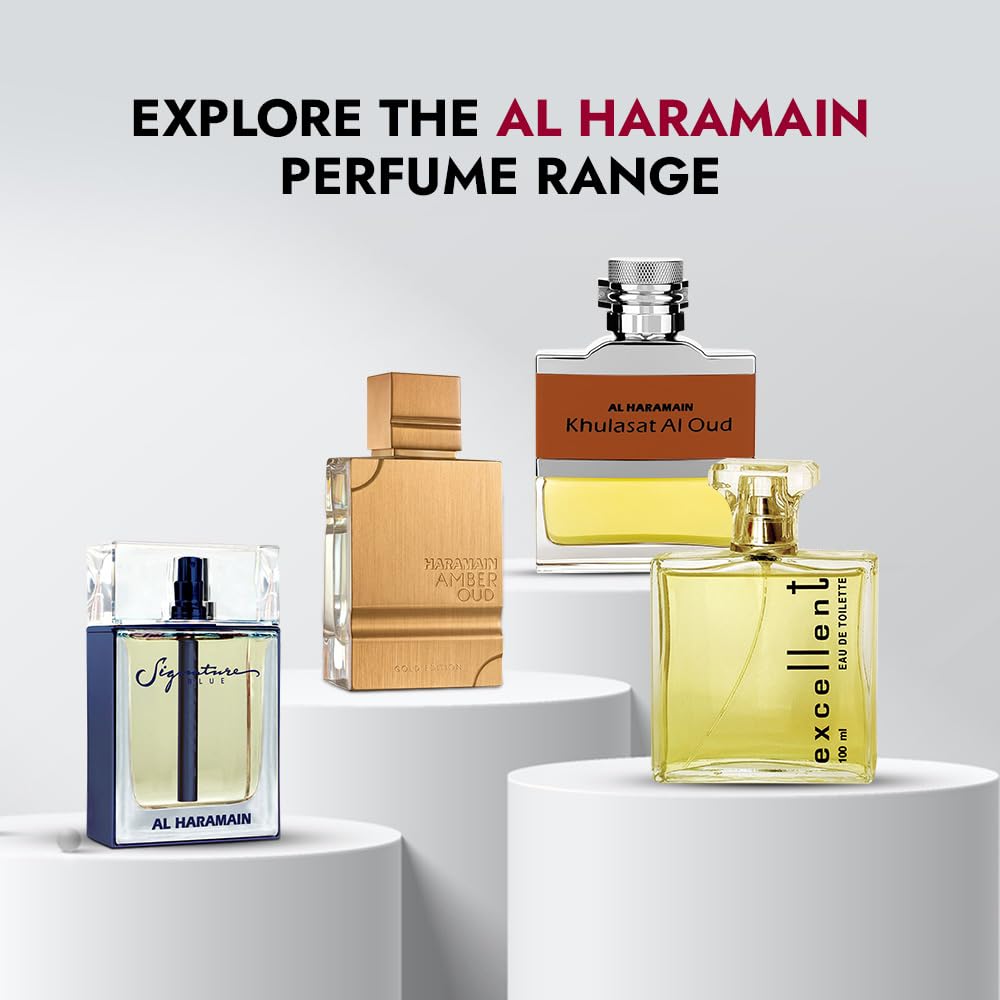 Al Haramain Detour Noir base notes offer vanilla, musk, sandalwood warmth.