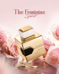 Al Haramain L'Aventure Femme EDP spray application for easy daytime wear.