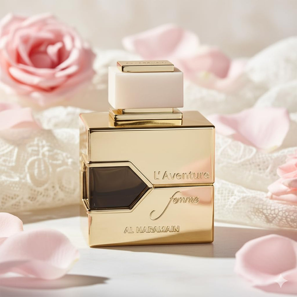 Al Haramain L'aventure Femme gift-wrapped presentation for special occasions