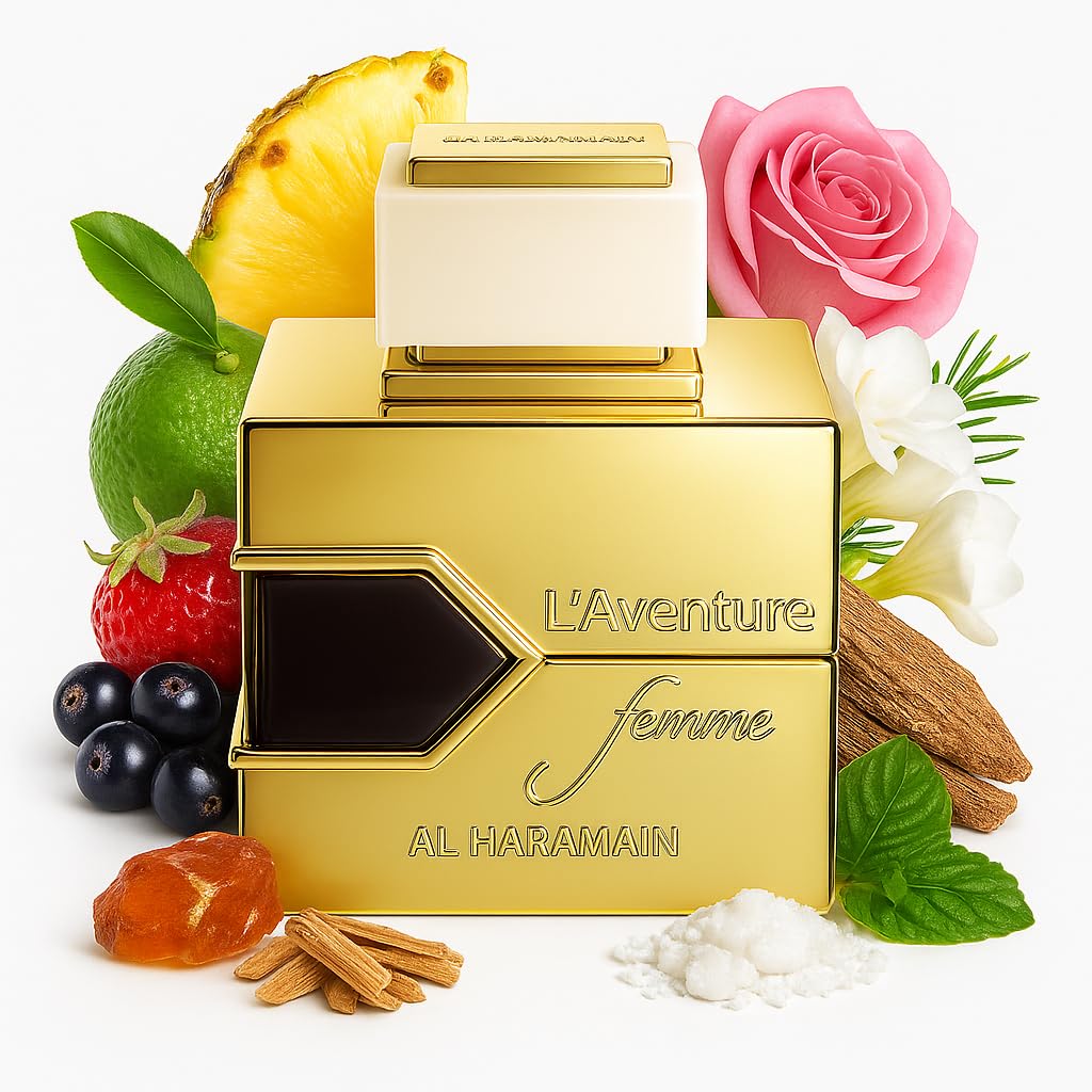 Al Haramain L'aventure Femme packaging box ready for gifting