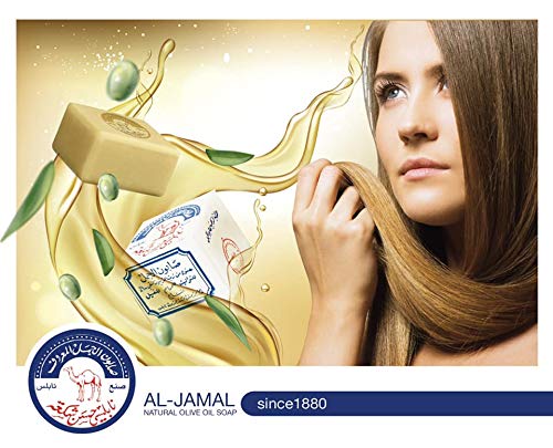 Al-Jamal olive oil skin care may help improve skin tone and texture over time.