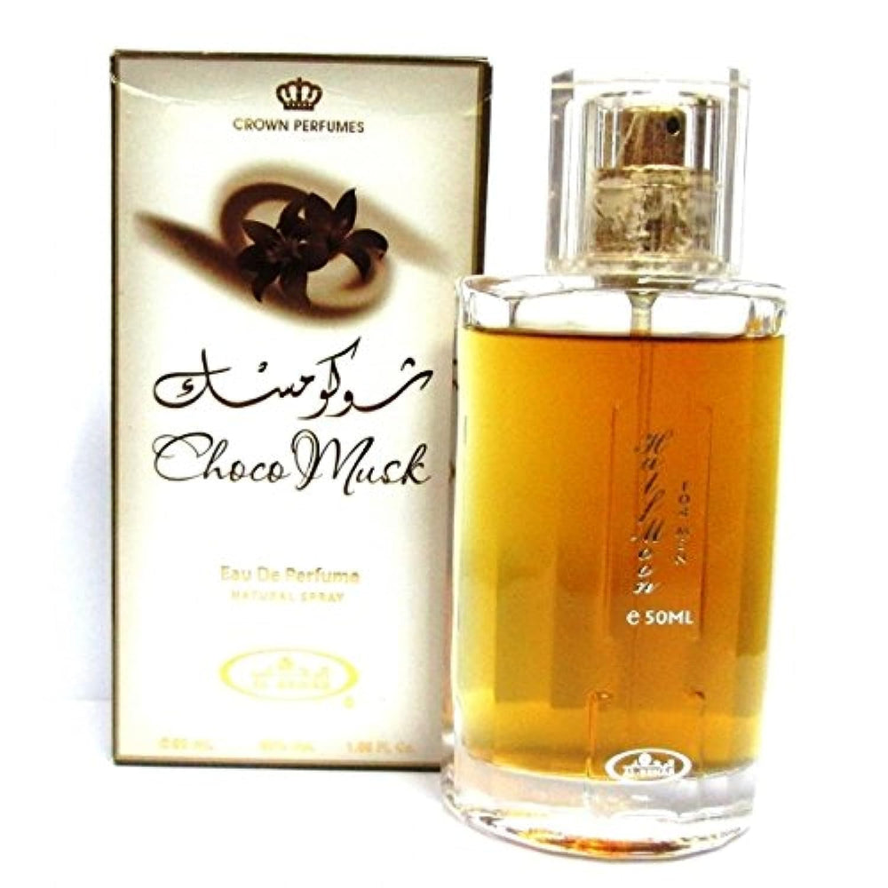 Al-Rehab Choco Musk 50ml bottle in a 2-pack for everyday wear