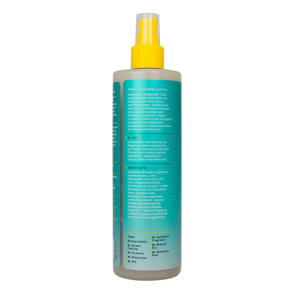 Alaffia Beautiful Curls calendula-aloe ingredients highlight plant-based formula