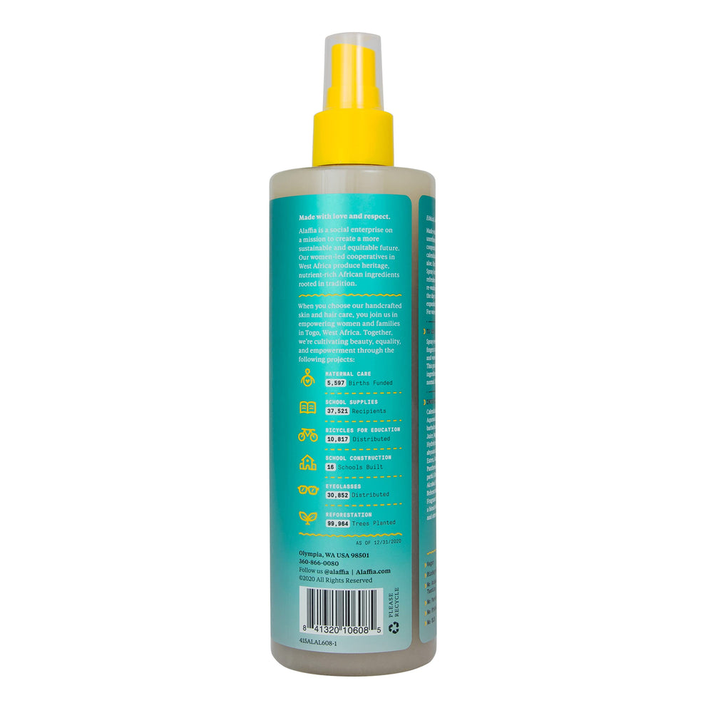 Alaffia Beautiful Curls hair curls close-up shows bouncy, frizz-free waves