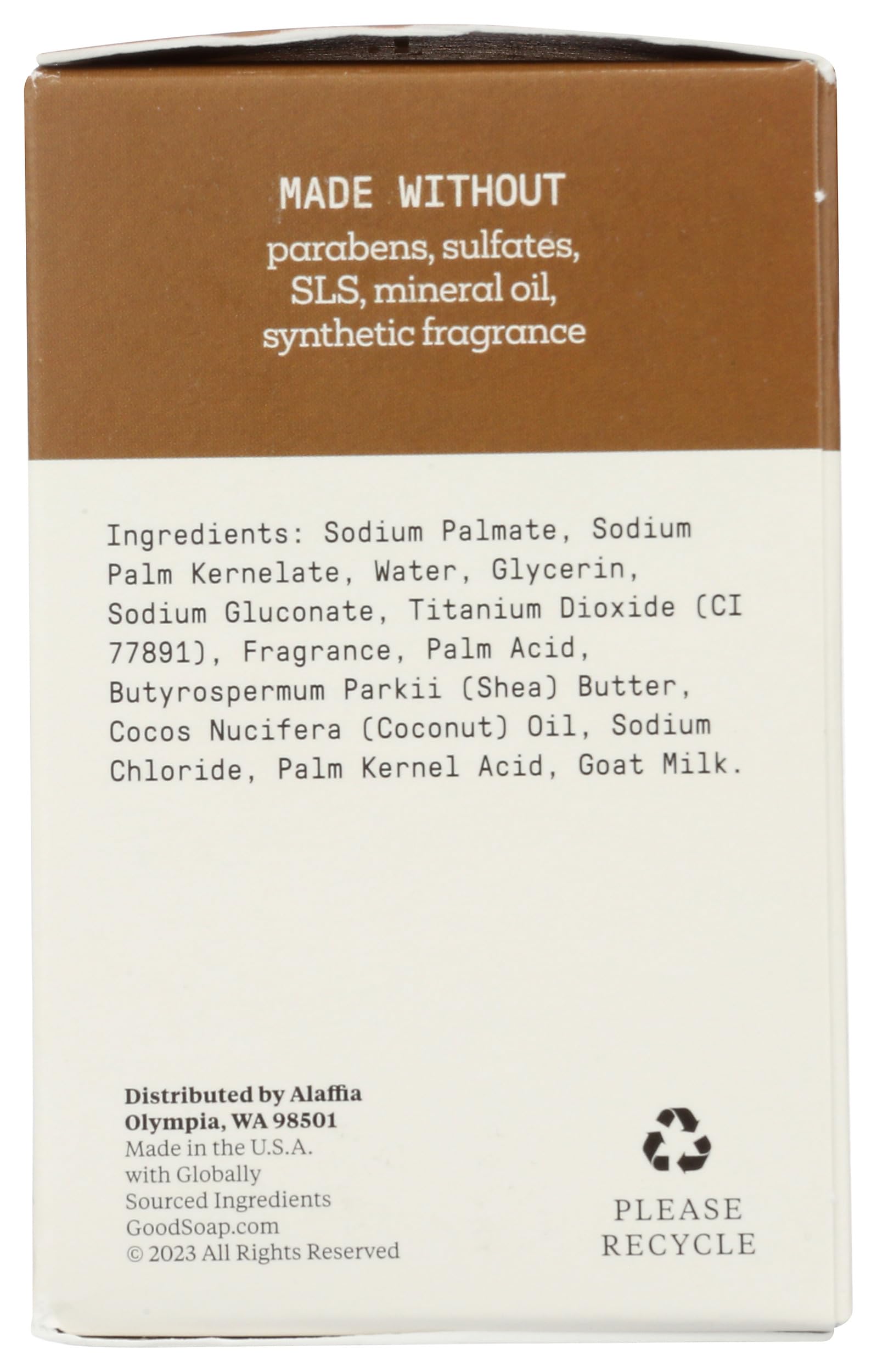 Alaffia Coconut Good Soap coconut fragrance suggests tropical shower experience