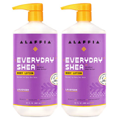 Alaffia Everyday Shea Body Lotion bottle ready for daily dry skin hydration
