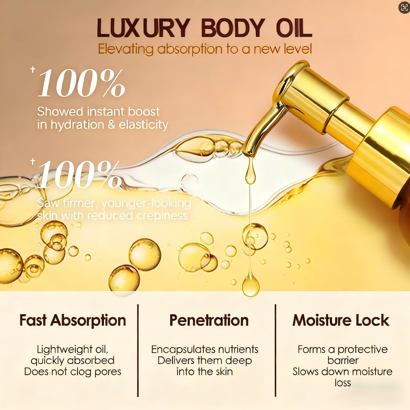 ALAOW After-shower routine with oil on skin promotes daily nourishing ritual.