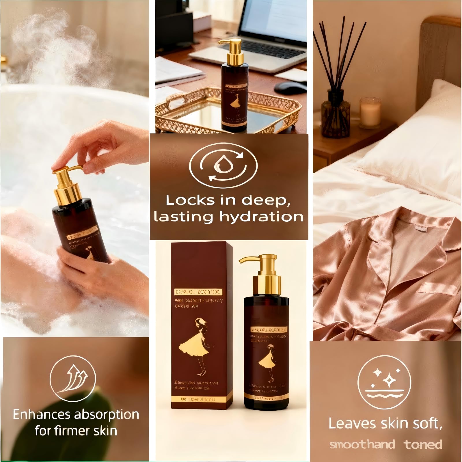 ALAOW Daily skincare ritual oil emphasizes nourishing, radiant skin.