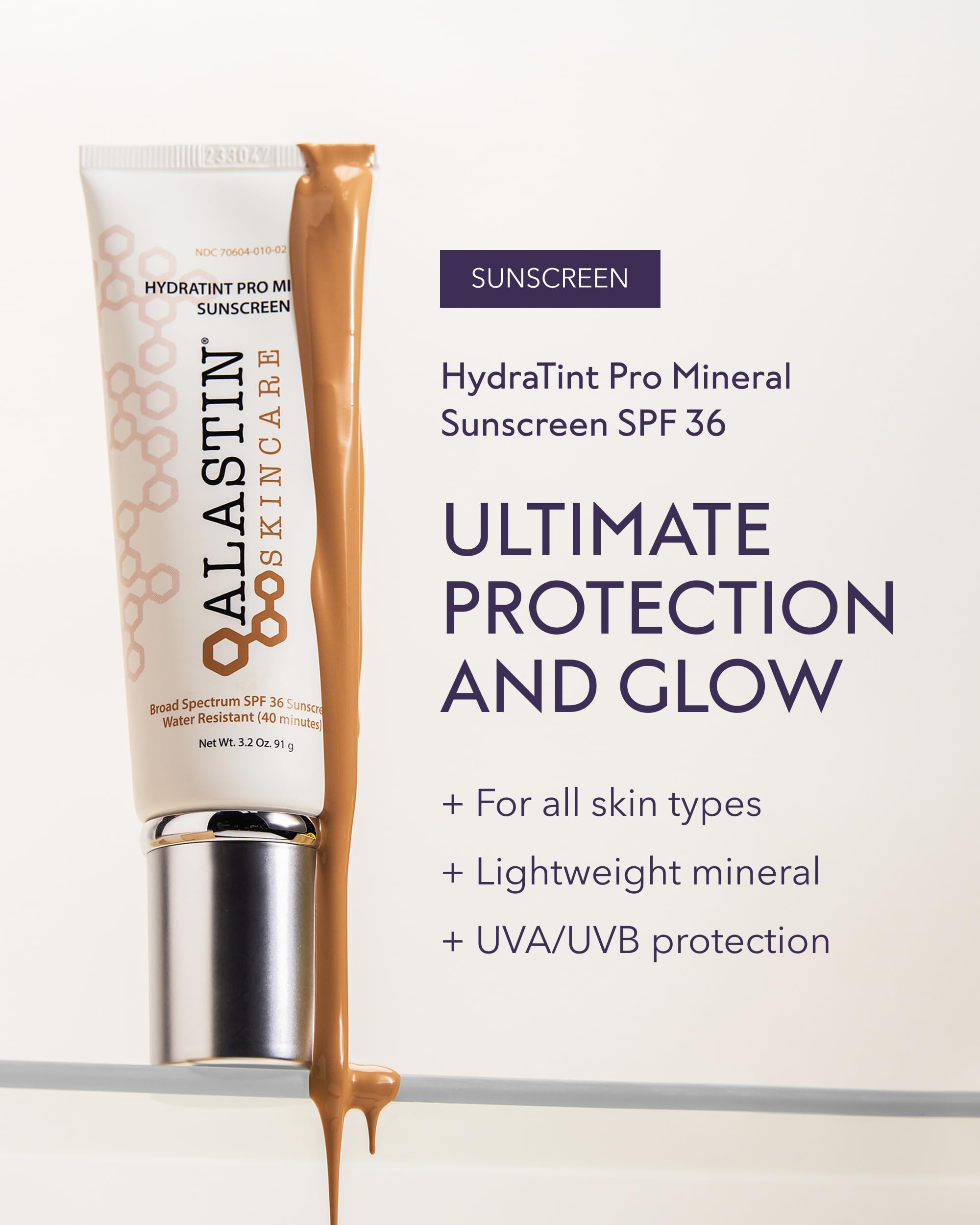 ALASTIN HydraTint Pro swatch — universal tint provides natural, lightweight coverage.