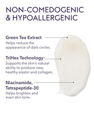 ALASTIN Restorative Eye Treatment swatch on skin showing creamy consistency