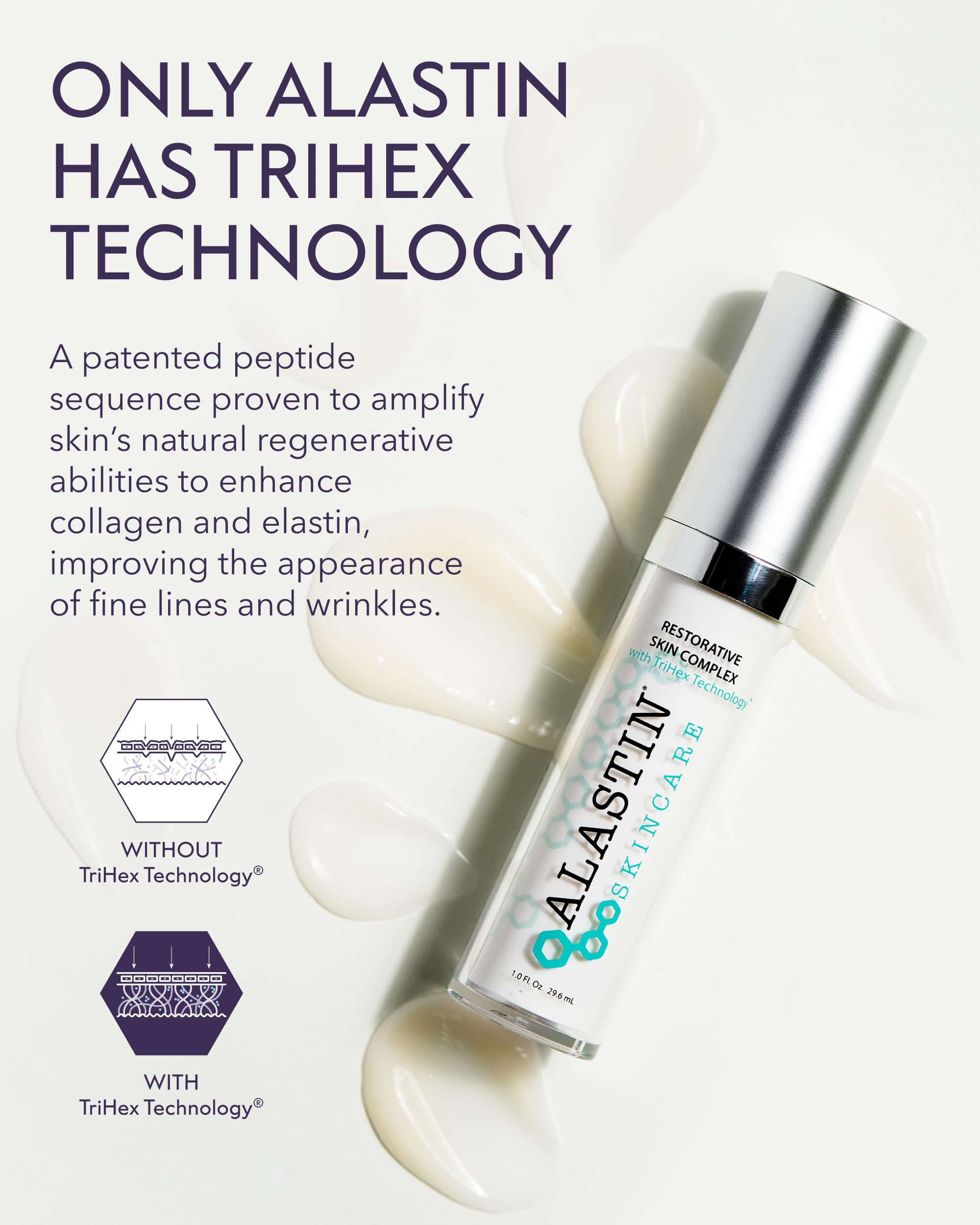 ALASTIN Restorative Skin Complex on bathroom counter for daily routine