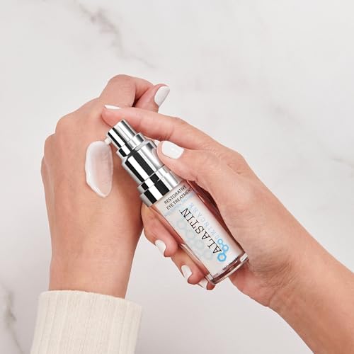 ALASTIN Restorative Skin Complex serum pump ready for quick hydrating application