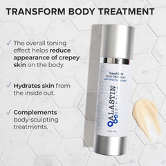 ALASTIN Transform Body Treatment application pump close-up demonstrating easy daily use