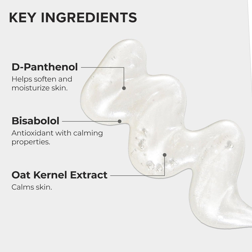 Application view of Alastin Skincare Gentle Cleanser foaming gel on skin for cleansing.