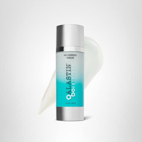 ALASTIN Skincare HA IMMERSE ingredient schematic highlights humectants for hydration.