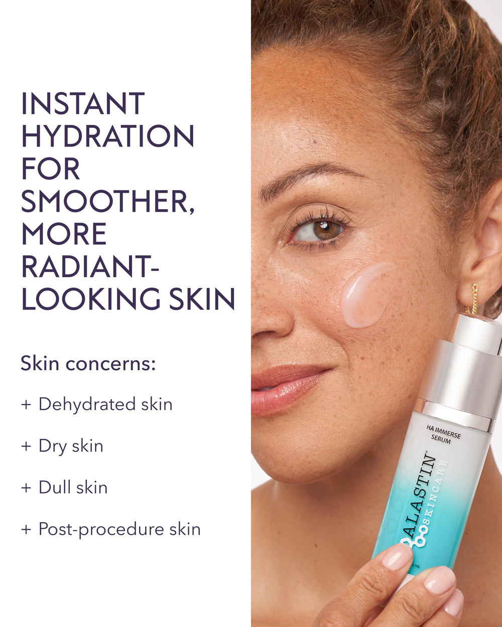 ALASTIN Skincare HA IMMERSE label detail highlighting clean, science-backed formula.