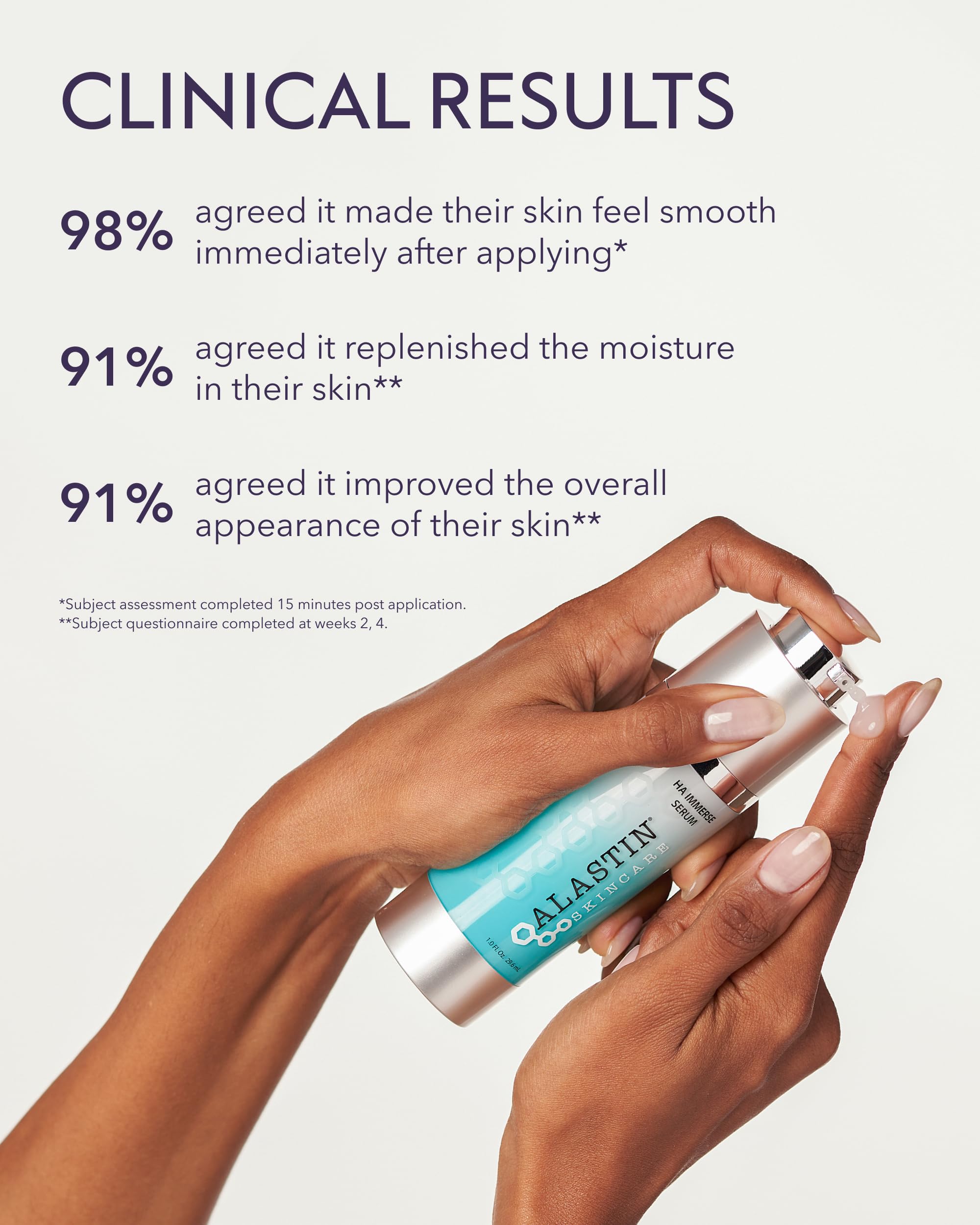 ALASTIN Skincare HA IMMERSE packaging box showcasing premium hydration solution.