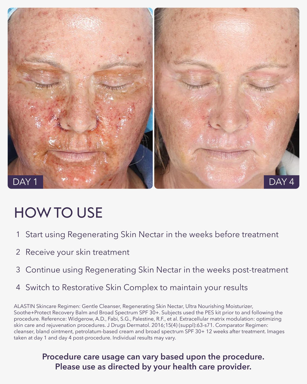 ALASTIN Regenerating Skin Nectar ingredients arnica closeup highlights soothing post procedure support