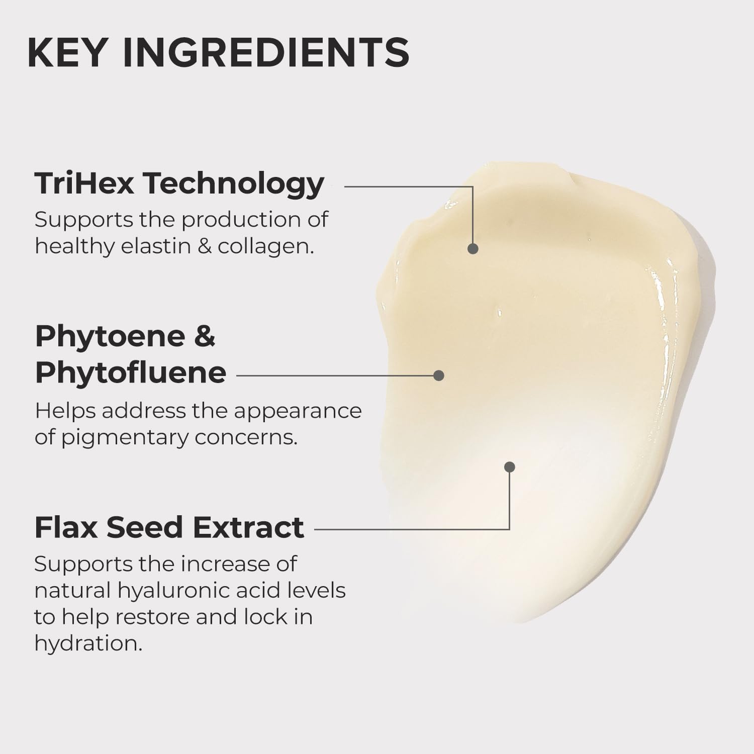 ALASTIN Restorative Neck Complex texture swirl demonstrates smoothing effect