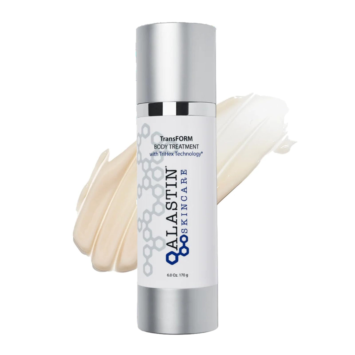 ALASTIN Transform Body Treatment bottle 6oz highlighting moisturizing formula for smoother skin