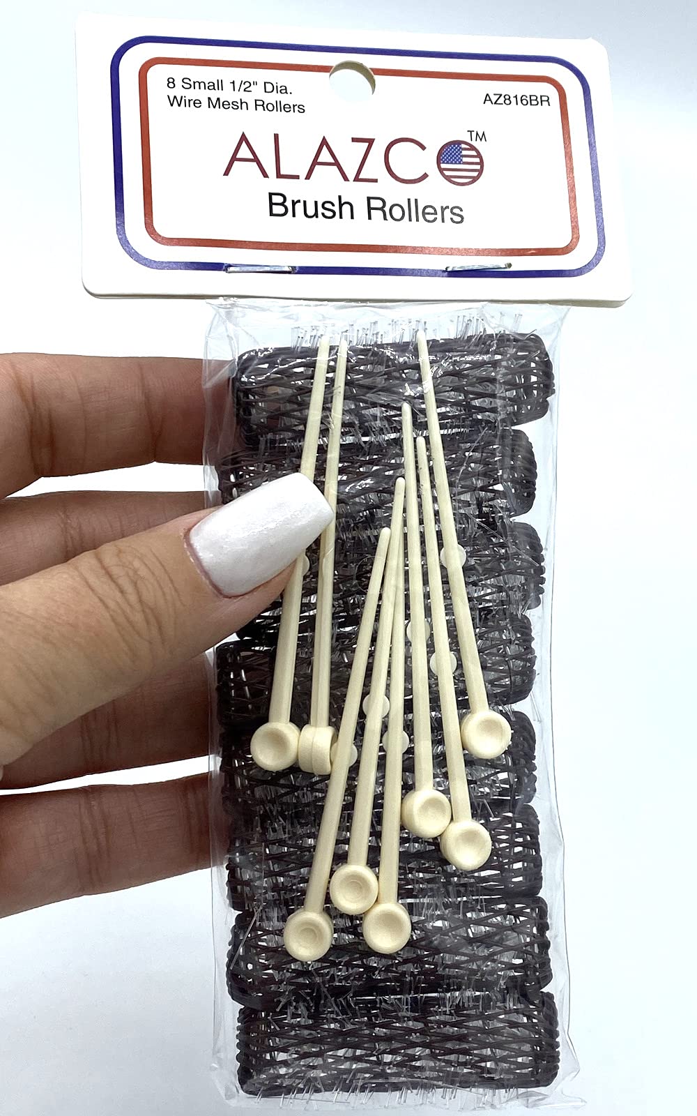 ALAZCO flexible locking pins prevent slipping and hold curls in place