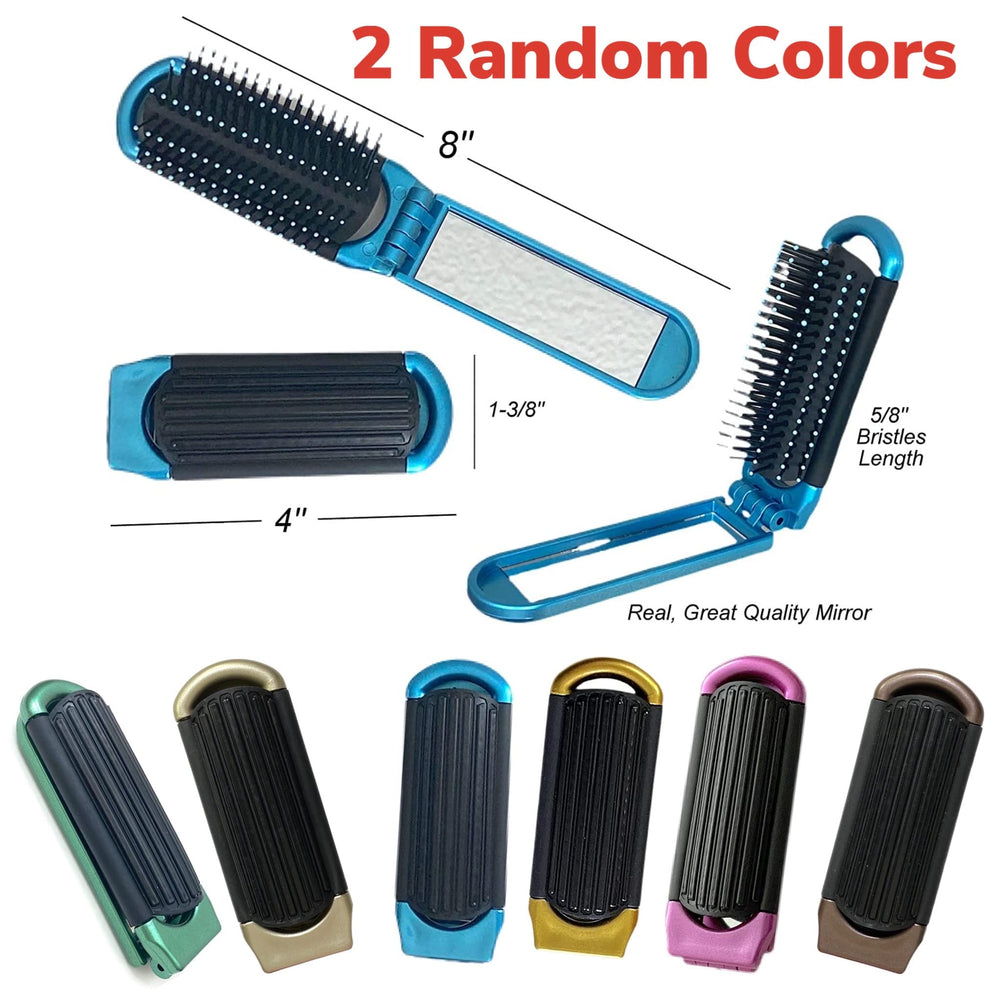ALAZCO mirror-inside-handle design helps instant grooming at desk or gym.