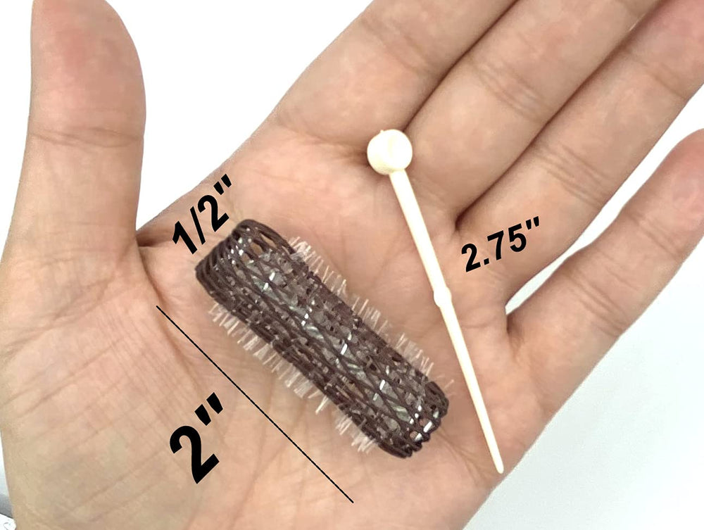 ALAZCO roller bristles removable feature for precise control on fine hair