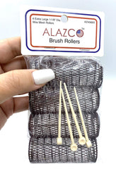 ALAZCO roller with removable bristles helps thin hair lift.