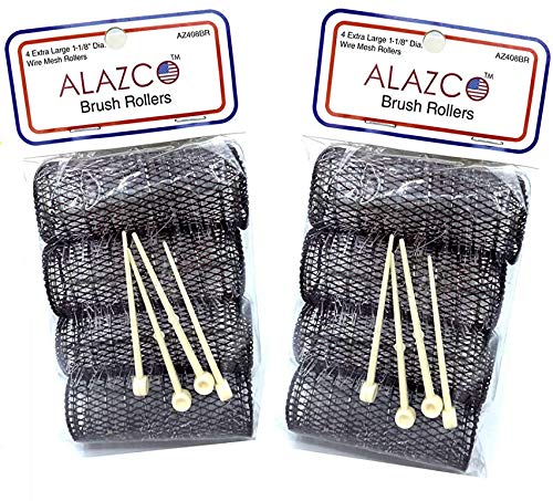ALAZCO close-up shows rubber mesh and durable construction for long-lasting styles.