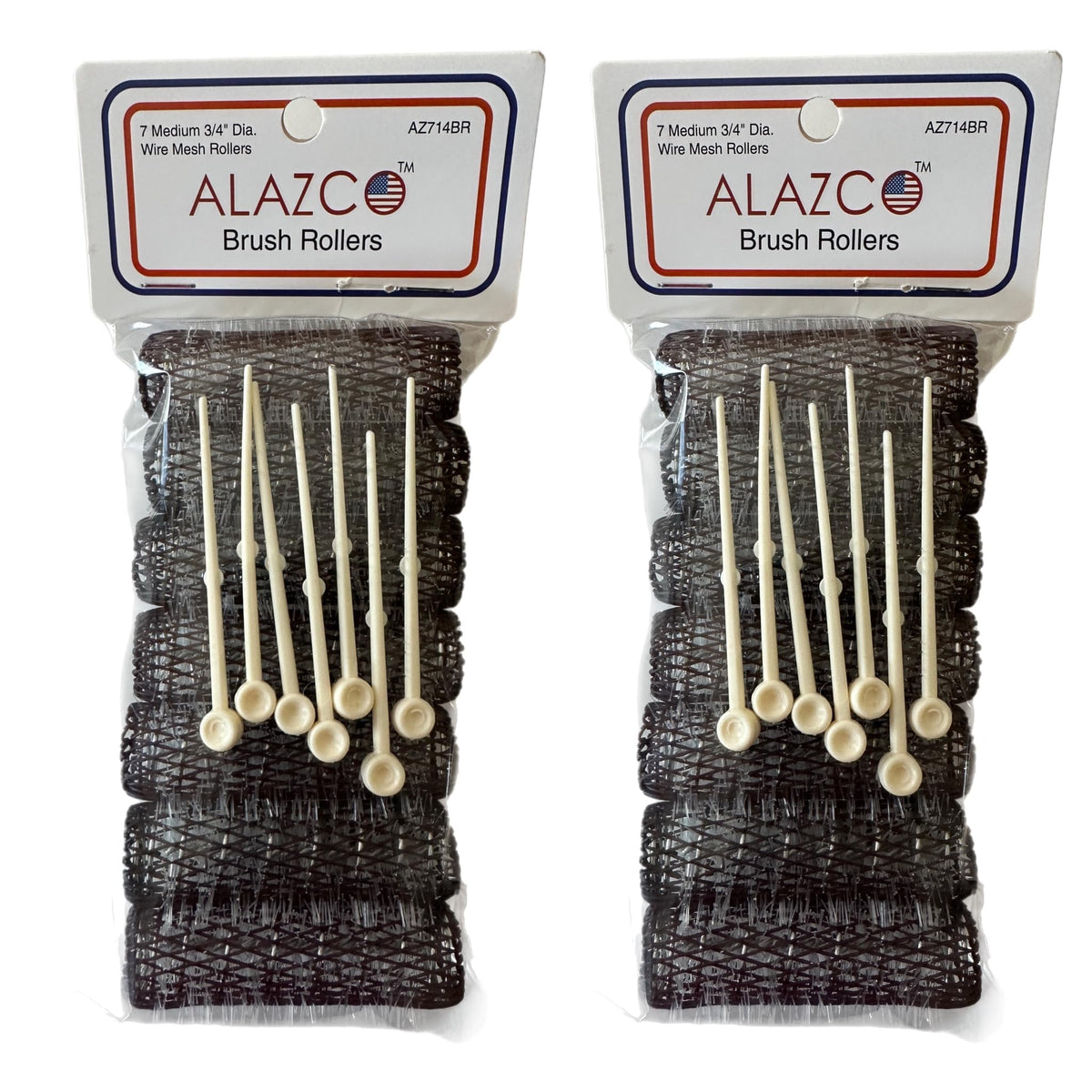 ALAZCO vintage-style hair rollers pack cover for retro volume ideas.