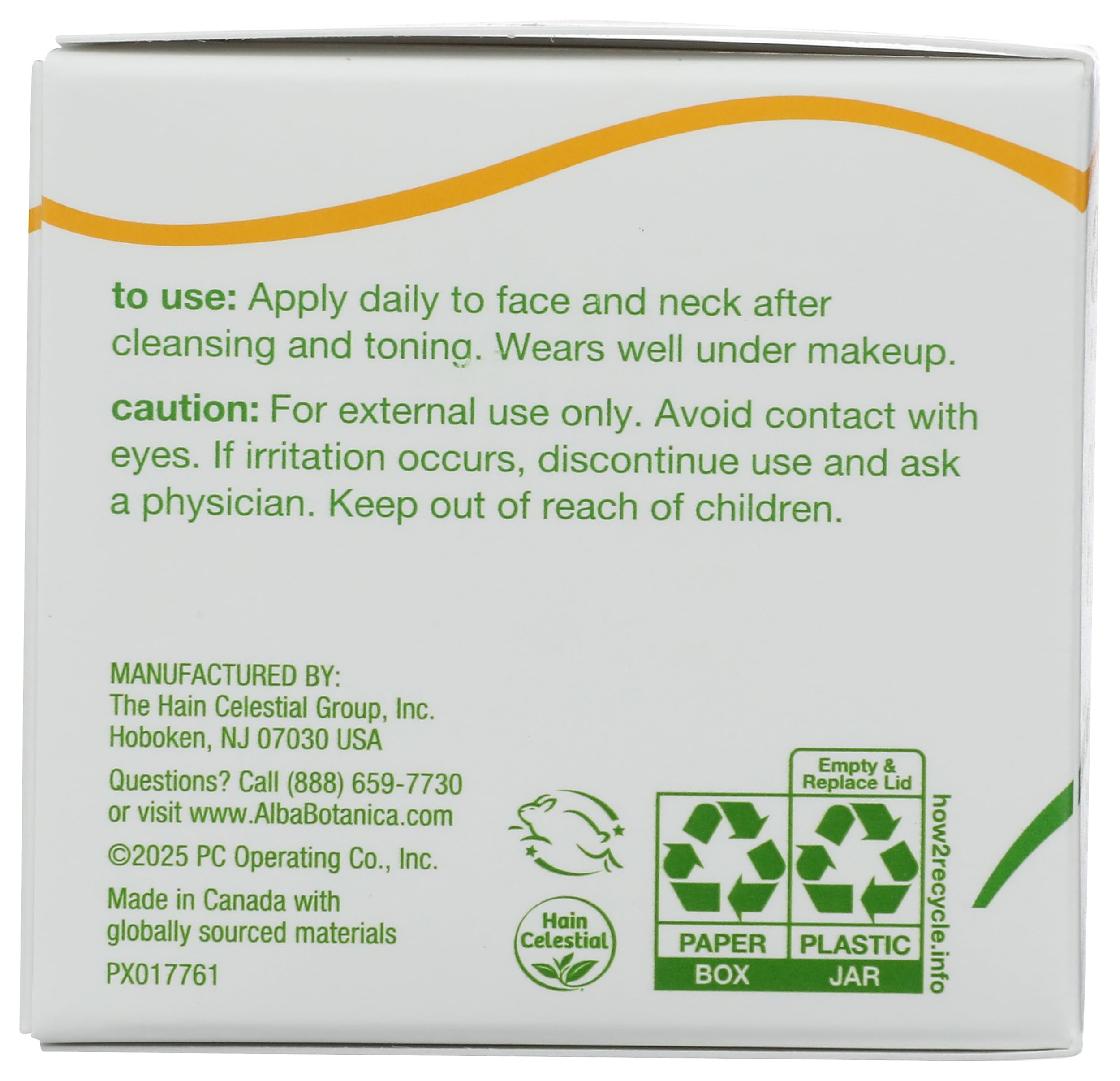 Texture close-up of Alba Botanica Aloe Green Tea Oil-Free Moisturizer demonstrates smooth, non-greasy feel.