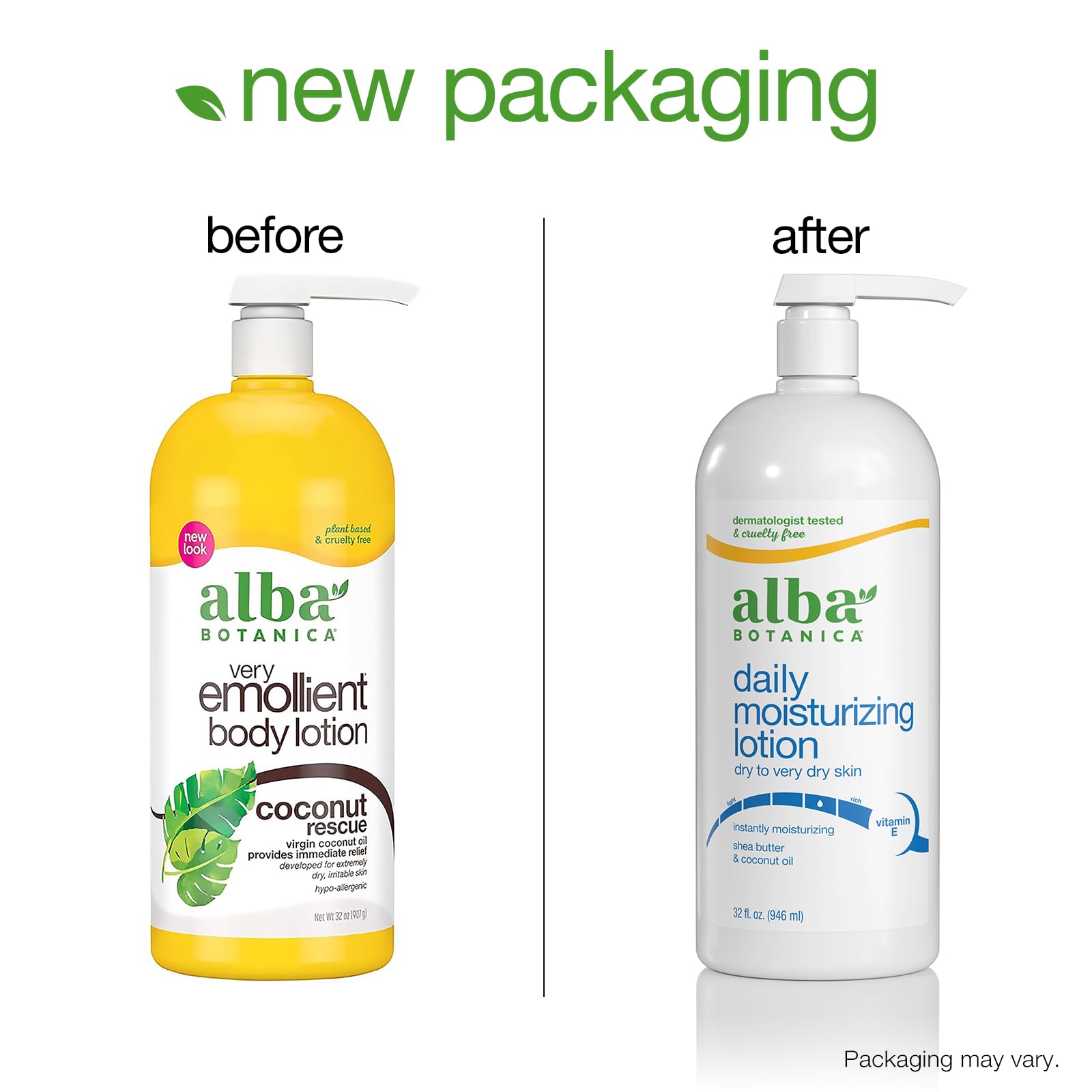 Alba Botanica Daily Moisturizing Lotion cruelty-free certified by Leaping Bunny.