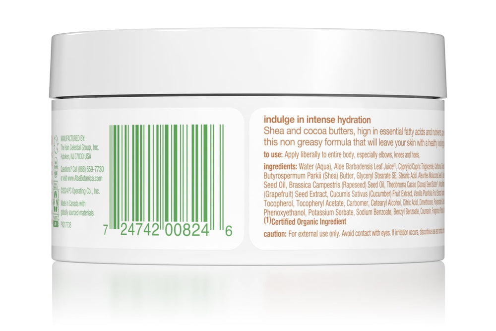 Alba Botanica Shea and Cocoa Butter texture highlight creamy hydrating cream