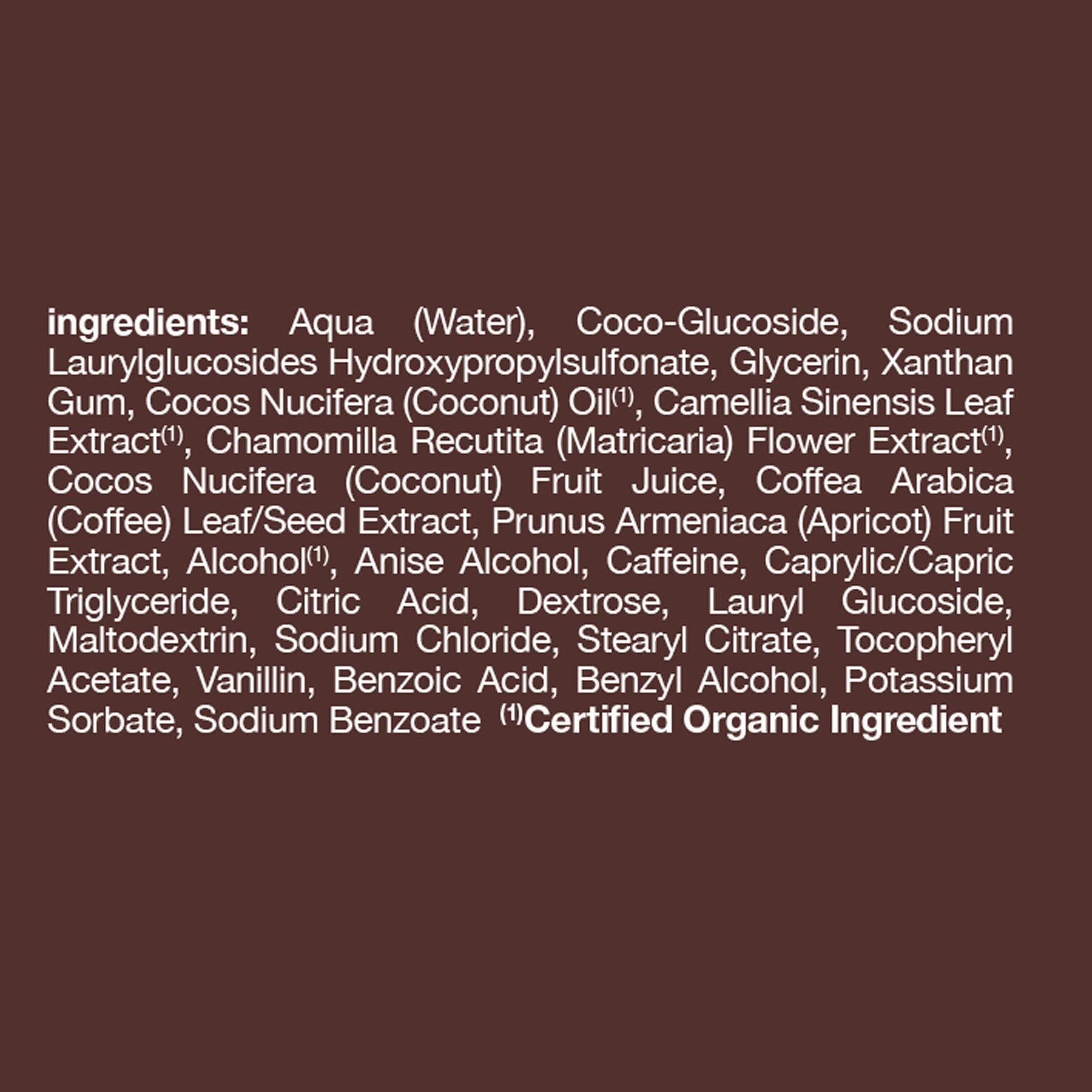 Alba Botanica vegetarian formula highlights clean, hypo-allergenic cleansing without harsh additives.