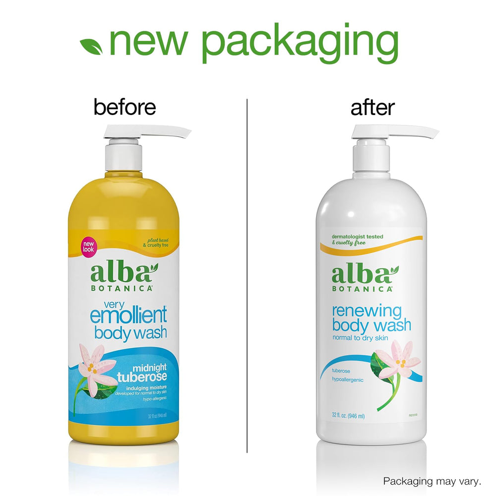 Alba Botanica 100% vegetarian formula image underlines gentle, plant-based cleansing.