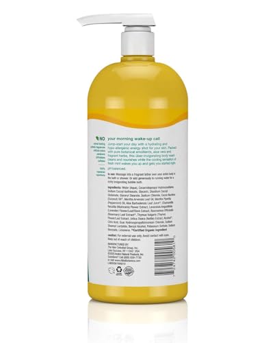 Alba Botanica Very Emollient bath gel bottle supports daily soft skin and refreshing scent
