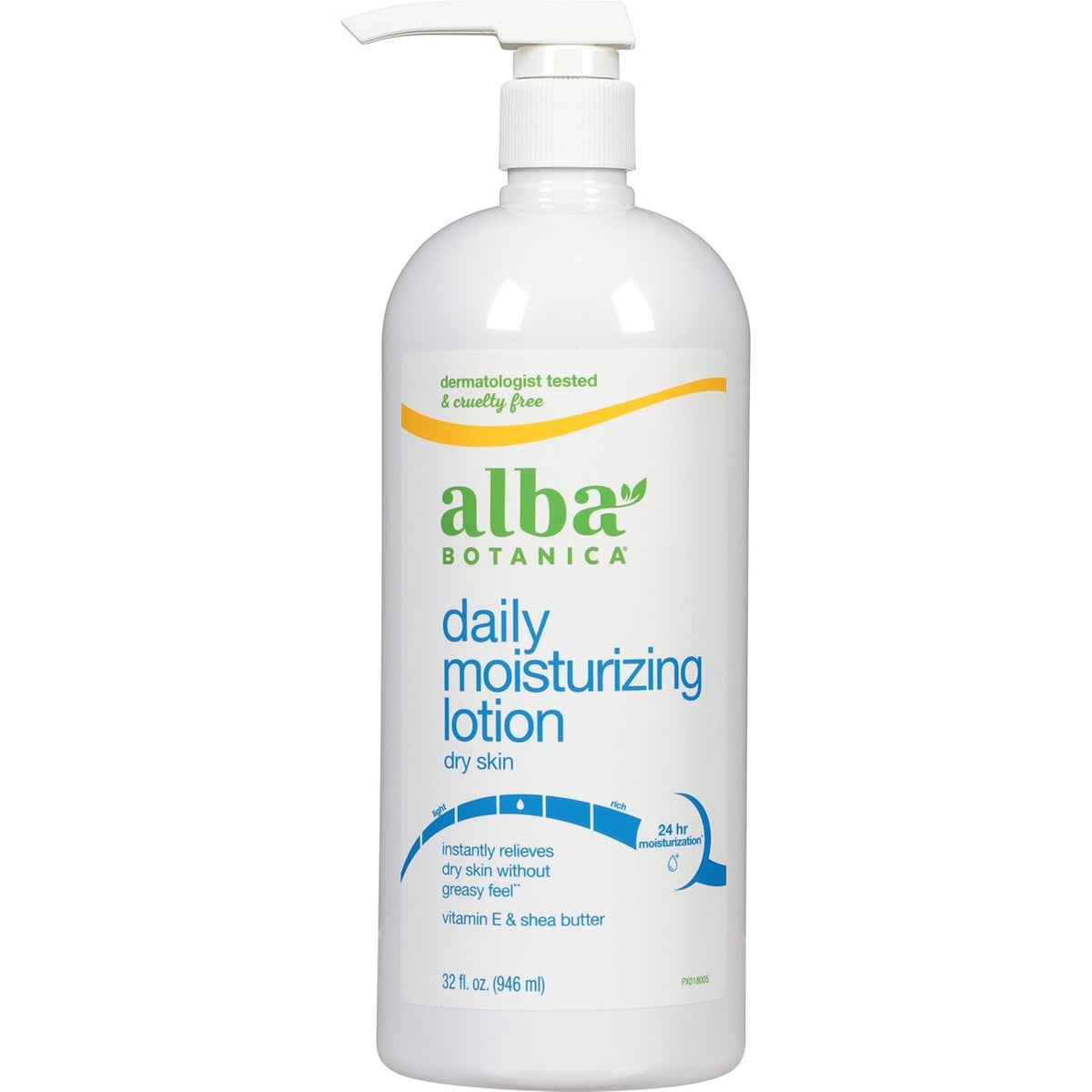 Alba Botanica Very Emollient Maximum bottle delivering long-lasting hydration.