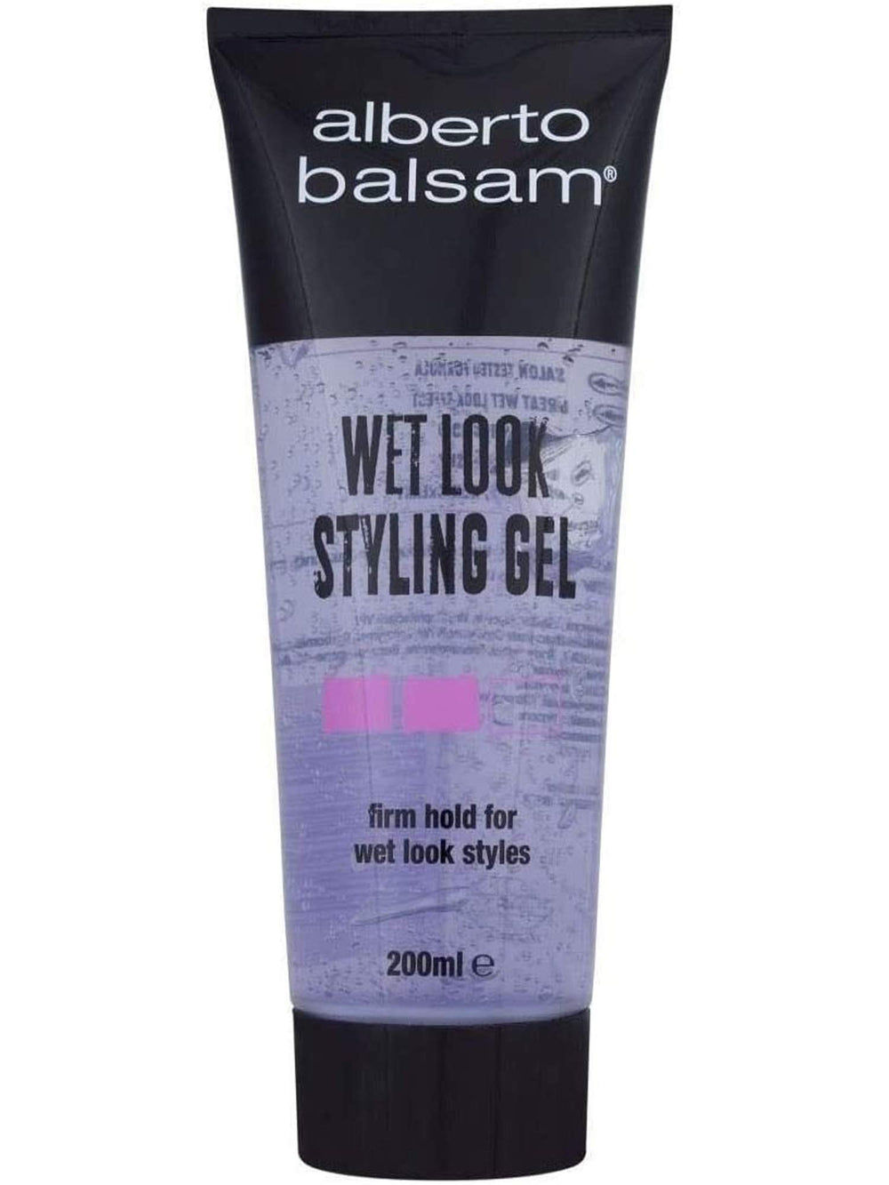 Alberto Balsam gel peinado con efecto mojado para un acabado definido